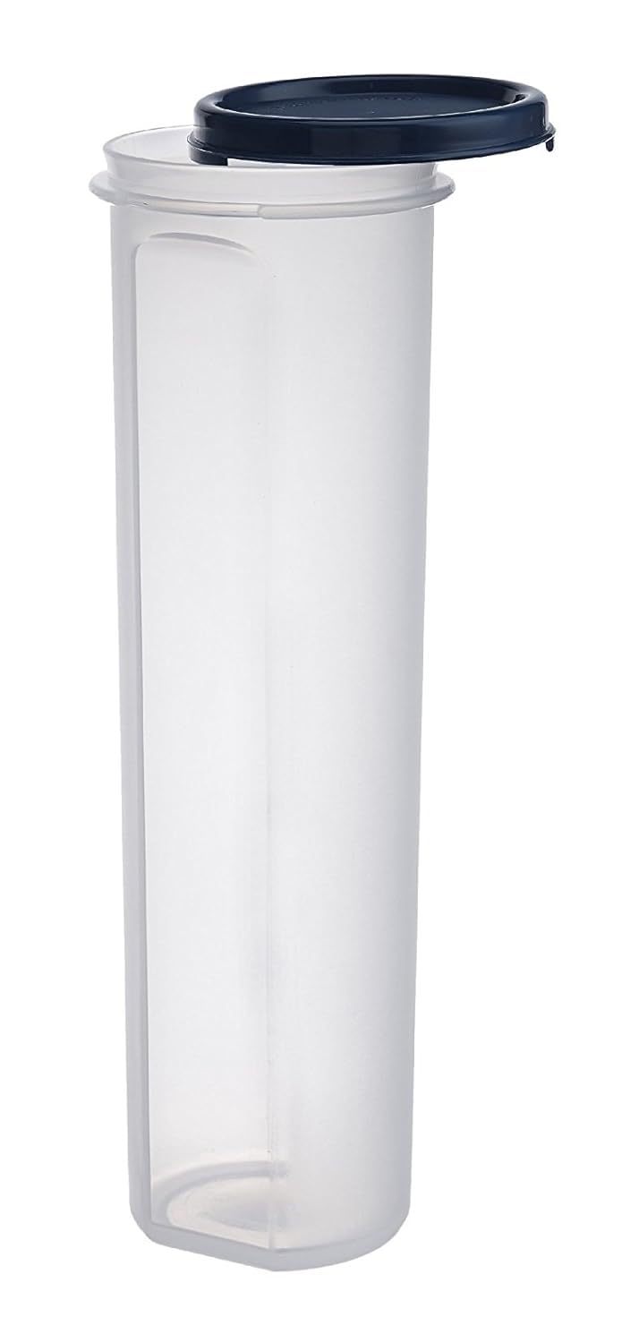 Signoraware Modular Plastic Round Container, 1.1 Litres, Mod Blue