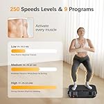 Vibration Plate Exercise Machine,Vibrating Platform for Lymphatic Drainage with 250 Speeds,450 lbs Weight Capacity,Vibrated Plates for Weight Loss,Full Body Workout Equipment for Fitness at Home - Image 5