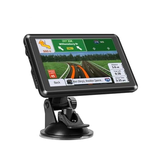 Navigateur GPS, écran tactile de 12,7 cm pour voiture, camion, camping-car, avec informations de trafic, carte de l'Europe 2025, mises à jour gratuites à vie, guide de direction vocale réelle, alerte
