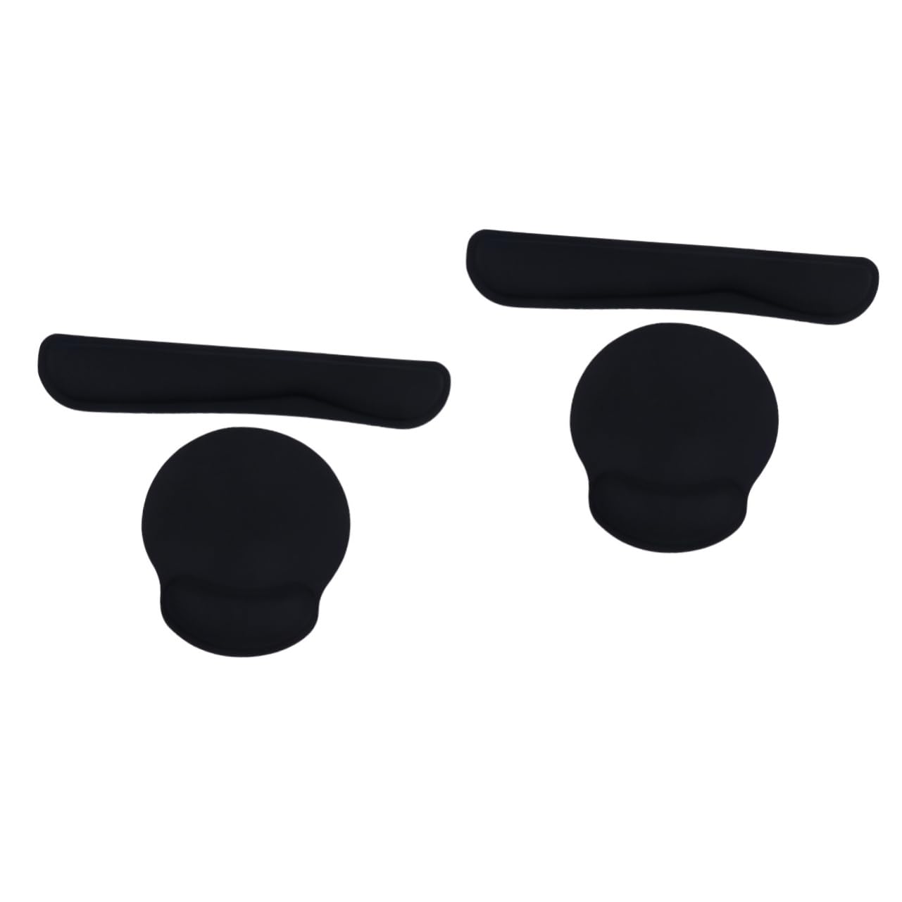 2 Set 2 Pezzi poggiapolsi per tastiera poggiapolsi per lavorare supporto polso per tastiera tappetino per mouse keyboard pad mouse pad mousepad topo tappetino per la vita del mouse
