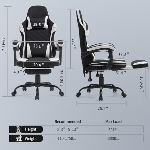 Hwwelis Fabric Gaming Chair HW02001# の商品画像 1