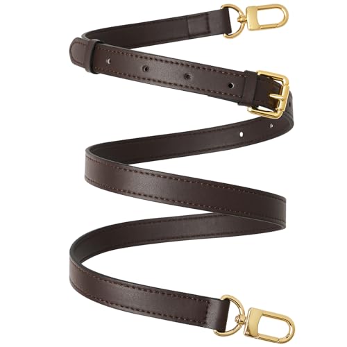 Genuine Vachetta Leather Crossbody Strap Genuine Leather Adjustable Replacement Strap for Shoulder Bag Handbag Purse