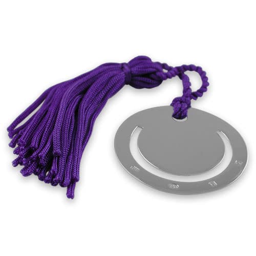 jewellerybox Sayers London Gemelli con Segnalibro Rotondo in Argento 925