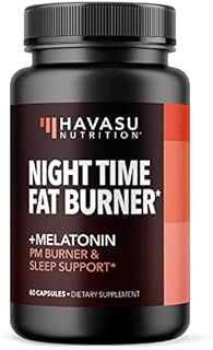Night Time Fat Burner Metabolism Booster | Appetite Suppressant & Supplement to Support Weight Loss | 60 Weight Loss Supplement Pills for Men