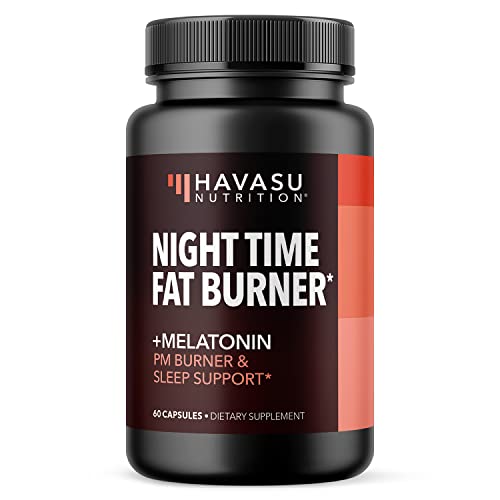 Night Time Fat Burner for Men and Women – Appetite Suppressant for Weight Loss with Melatonin for Sleep Support – Weight Loss Supplement and Metabolism Booster – 2 Month Supply Weight Loss Pills