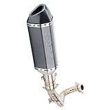 Silencieux D'échappement De Moto Et Système Tuyau Liaison pour Yamaha Xmax 300 2017 2018 2019 2020 XMAX300 250 19 20