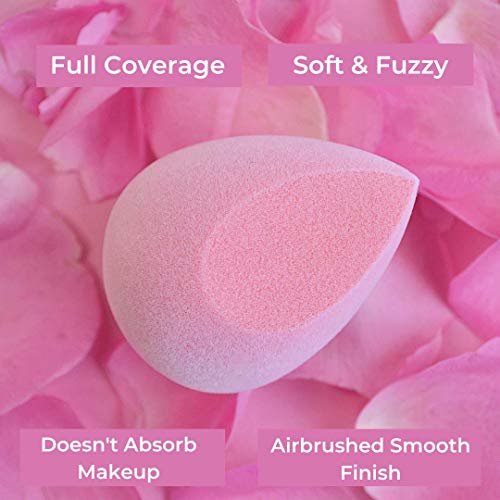Image of Plume Beauty Bloggers Favourite Microfiber Makeup Sponge Blender, Blush Pink