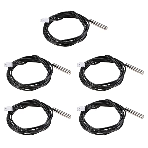 PATIKIL 20K 3,3 Piedi NTC Termistore Sonda, 5pz