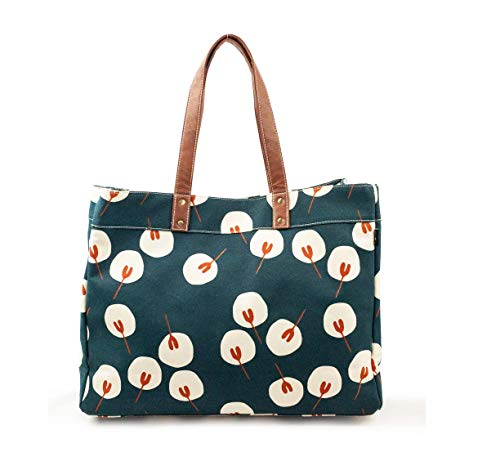 MAIKA Recycled Canvas Carryall Tote Bag, Tansy Green