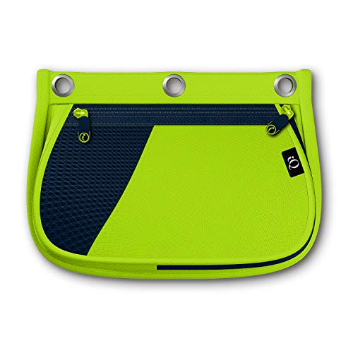 iScholar iQ Expandable Pencil Pouch, 2 Pockets, 3-Hole Pouch, Color Will Vary (55020)