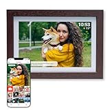 cadre photo telefunken dpf10335 Design élégant en bois – Moderne et élégant. Le cadre au look bois foncé apporte un naturel chaleureux à votre maison. Un cadre photo numérique de haute qualité, idéal comme cadre photo en bois élégant pour présenter vos photos préférées.