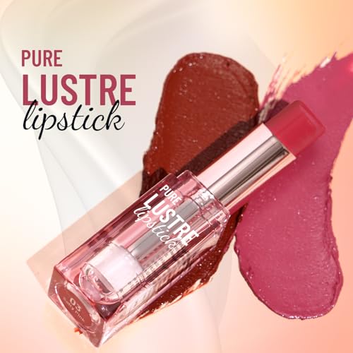 Image of Swiss Beauty Pure Lustre Lipstick | High Shine Finish | Smooth Glide | With Olive Oil & Vitamin E | Hydrating | Shade- Cheeky Pink, 3.8gm
