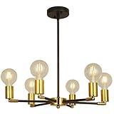  SchrägeDecke Verfügbar & Einstellbar Höhe: BAODEN 6 Lichter moderner Kronleuchter kommtmit einem schrägen Deckenadapter, kompatibel mit schrägen Decken oderparallelen Decken. Höhenverstellbarer Vorbau montiert. DieSputnik Pendelleuchte wird mit 4 Stangen (1Stange=10 Zoll) geliefert. Siekönnen die Aufhängehöhe nach Ihren Wünschen einstellen, ideal für niedrigeDecken und hohe Decken, sogar für schräge Decken. 