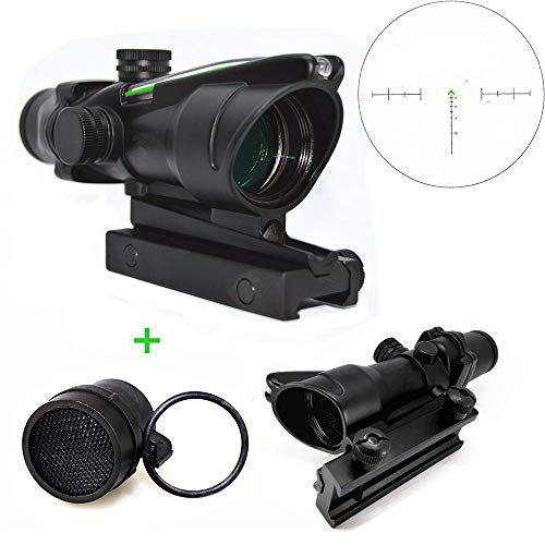 FIRECLUB 4x32 Scope Hunting RifleScopes Red or Green Chevron Glass Etched Reticle Real