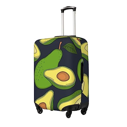 Fresh Avocado Luggage Cover Washable Elasticated Luggage Covers for Suitcase tsa Approved Stylish Dust and Scratch Resistant Luggage Case Protector for Kids and Adults -2