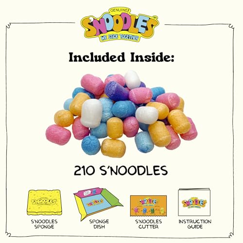Image of Schylling S'Noodles - Creative Building Craft Kit - Just Add Water - Ages 4 and Up - One Kit