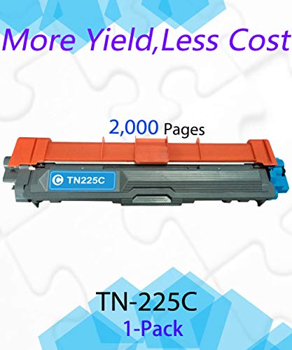 Cartucho de toner compatível com Cyan TN-225 TN225C TN225 TN-225C usado para Brother HL-3140CW HL-31