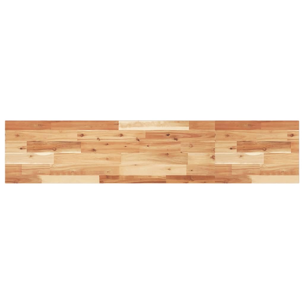vidaXL Tischplatte, Regalbrett Rechteckig Massivholz, Wandboard Unbehandelte Oberfläche, Wandregal Holzregal Holzplatte, 160x30x2cm Akazienholz
