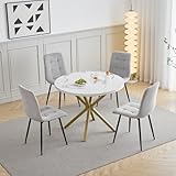 Table polyvalente en similibois : la table ronde en similibois convient aux intérieurs modernes et nordiques, s'intégrant facilement à tous les styles de décoration. Elle est parfaite pour les salons, les cuisines, les bureaux et les cafés.