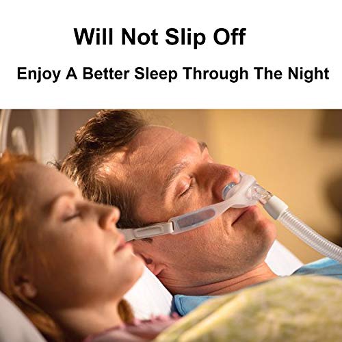 Nuance Pro Headgear, CPAP Headgear Replacement for Philips Respironics Nuance Pro Nasal Pillow CPAP Mask, LALASTAR CPAP Nasal Mask Strap for CPAP Machine, Standard Size