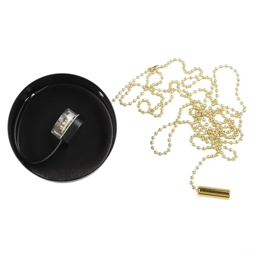 Pull Cord Light Switch for Bathroom Ceiling, 150cm Chain, Chrome