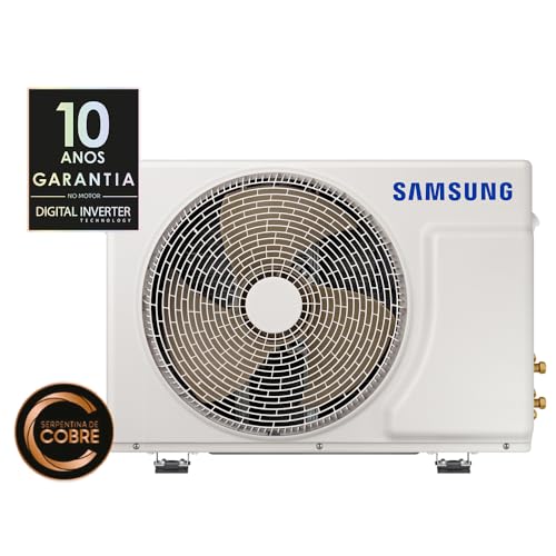 Ar-condicionado Split Inverter Samsung WindFree Pro Energy Sem Vento 12.000 BTUs Frio AR12CVFAAWKNAZ