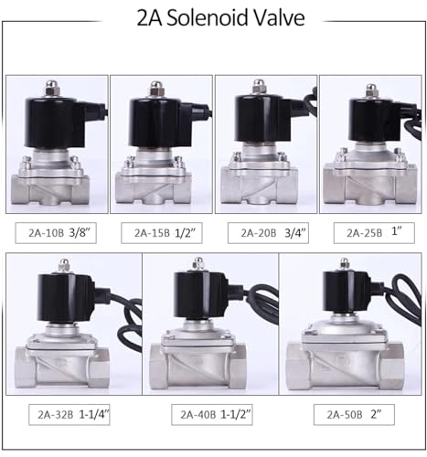 Électrovanne sous-marine 2A-25B DC24V en acier inoxydable