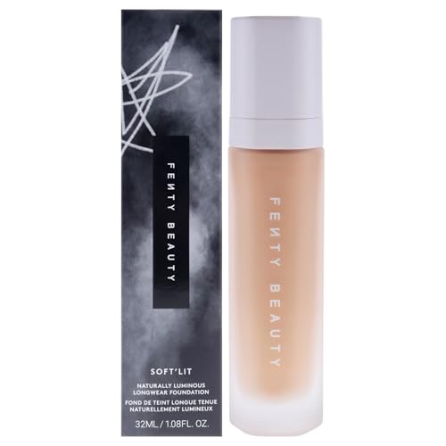 Soft Lit Naturally Luminous Longwear Foundation - 250 Light Medium Warm Golden by Fenty Beauty for Women - 1.08 oz Foundation