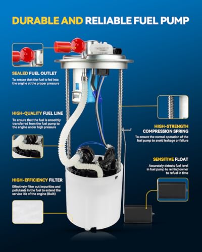 Image of PHILTOP Electric Fuel Pump Assembly FG1308 E3724M Fit for Hummer H3