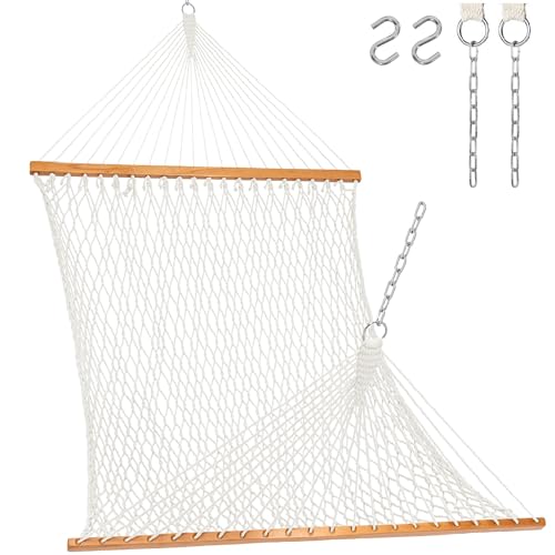 Lazy Daze Hammocks 12FT Double Rope Hammocks, 2 Person Hand