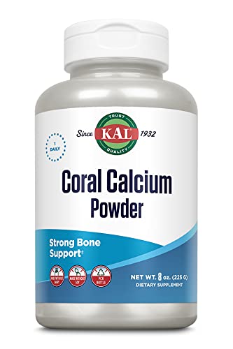 Kal Coral Calcium Powder 1000 Mg Tablets, Unflavored, 8 Ounce #TOP29