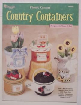 Paperback Country Containers, Plastic Canvas (Craft Book) Book