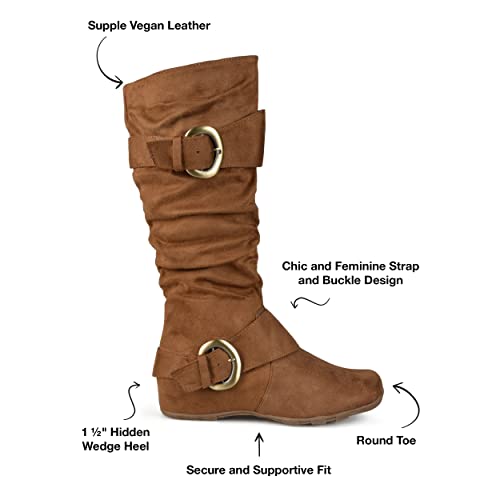 Journee Collection Women's Jester Wide-Calf Knee High Fashion Boot2