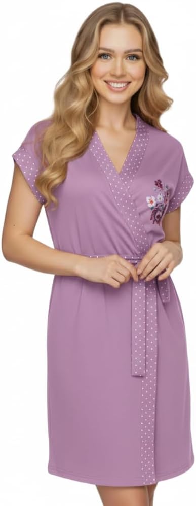 Robe Hobby Roupão Feminino Adulto De Malha