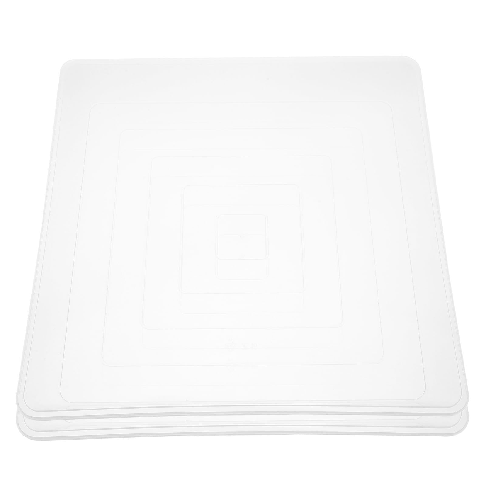 Plateau de drainage carré 40cm pour stopper les fuites d'eau des pots