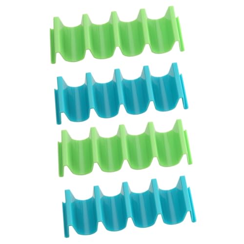 NAMOARLY 2 Sets 2pcs Tortilla Stand Taco Grilling Rack Tortilla Rack Cooling Drain Tray Tacos De Tortilleros Para Las Tortillas Taco Tray Holder Burritos and Tortillas Holder Plastic Pp