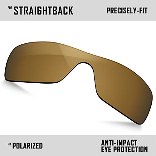 Image of Polarized Replacement Lenses for Oakley Straightback OO9411 Sunglass