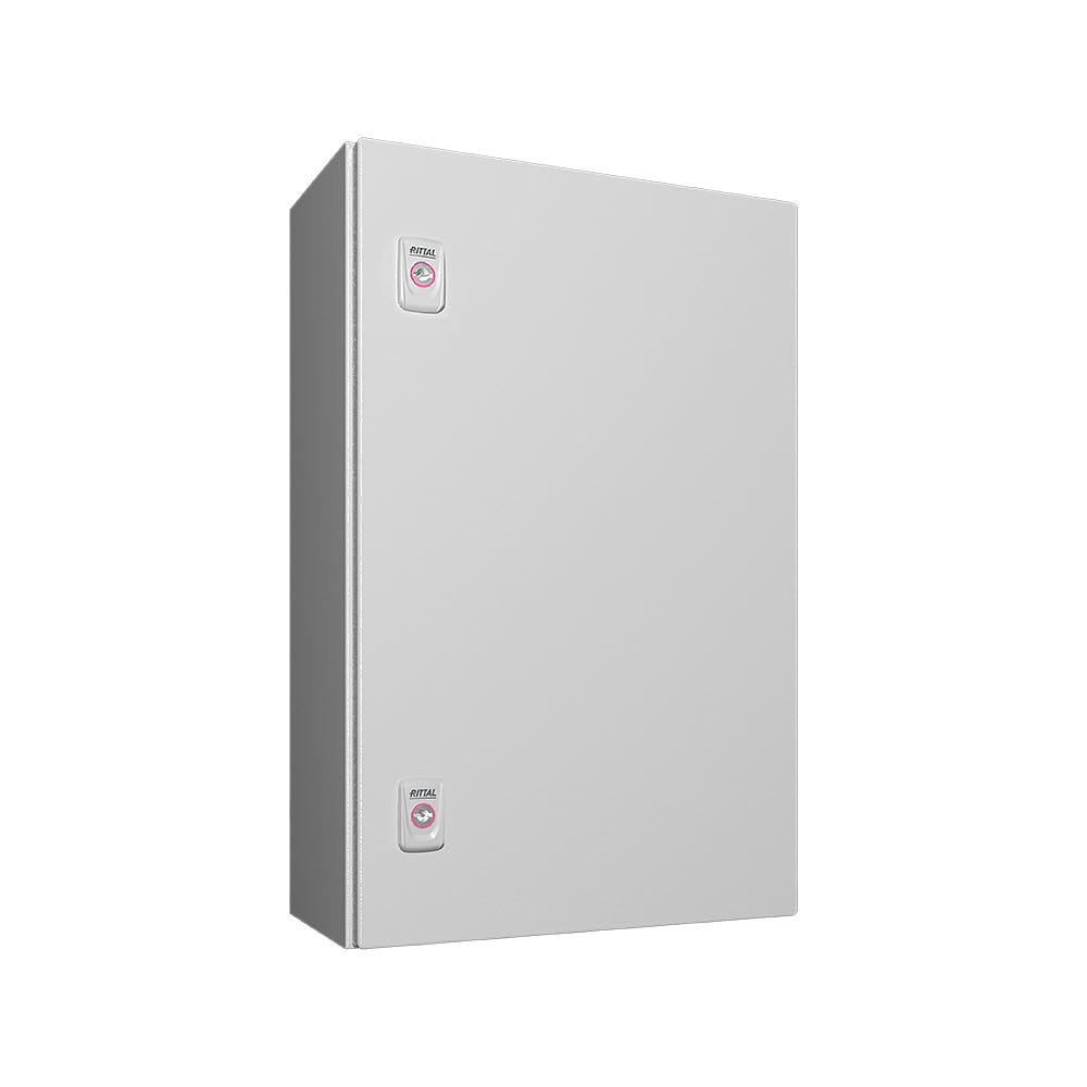 Armoire électrique AX Rittal 1038000 en tôle d'acier gris RAL 7035