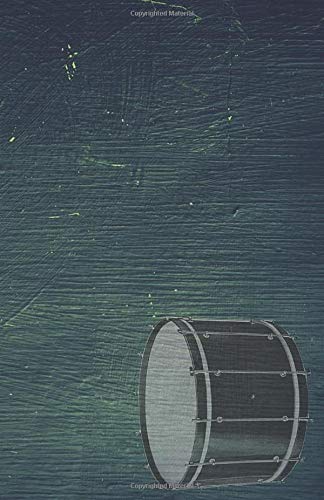 Drumline Blank Sheet Music Journal (Percussion Sheet Music)