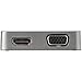 StarTech.com USB-C Multiport Adapter - USB 3.1 Gen 2 Type-C Mini Dock - USB-C to 4K HDMI or 1080p VGA Video - 10Gbps USB-A USB-C, GbE - Portable Travel Laptop Dock - Works w/Thunderbolt 3, TAA
