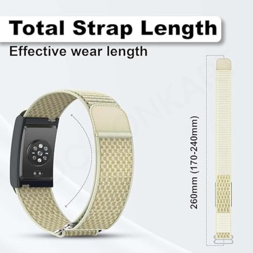 Image of Soft Nylon Sport Strap Breathable, Durable Strap Compatible For Amazfit Helio Strap