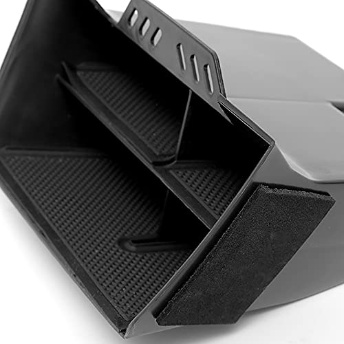 Console intérieure de voiture avec boîte de rangement centrale ABS noir pour 2016-2019 - 5