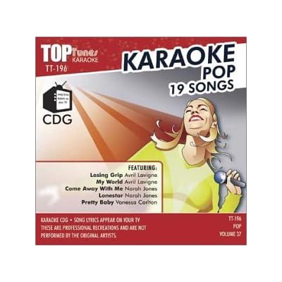 Avril Lavigne, Norah Jones and Vanessa Carlton Top Tunes Karaoke CDG Vol. 37 TT-196