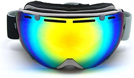 WOW New Adult Snowboard Ski Goggle Anti-Fog Detachable Dual Layer Double Lens Tinted, UV400 Protection