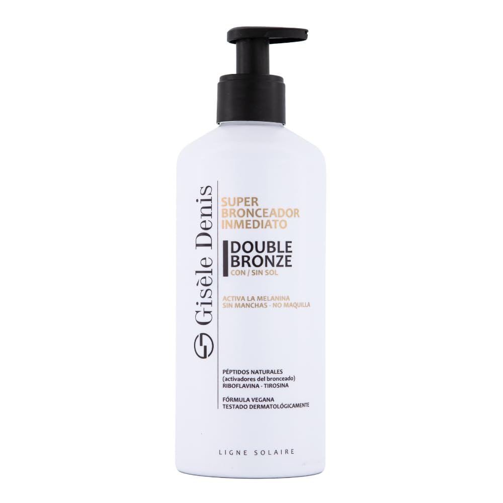 GISÈLE DENIS Super Bronceador Corporal Inmediato Double Bronze 400 ml Crema Acelerador Bronceado Cuerpo