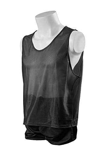 Kwik Goal Deluxe Scrimmage Vest, Black, Youth