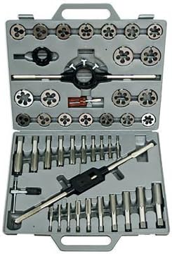 DWT45PC-MM-SET 6-24mm Carbon Steel NC and NF Tap and Die Set