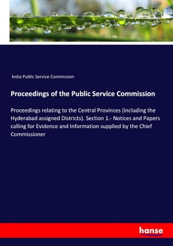 Proceedings of the Public Service Commission