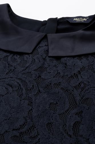 Image of Allen Solly Girl's Cotton Modern Knee-Length Dress