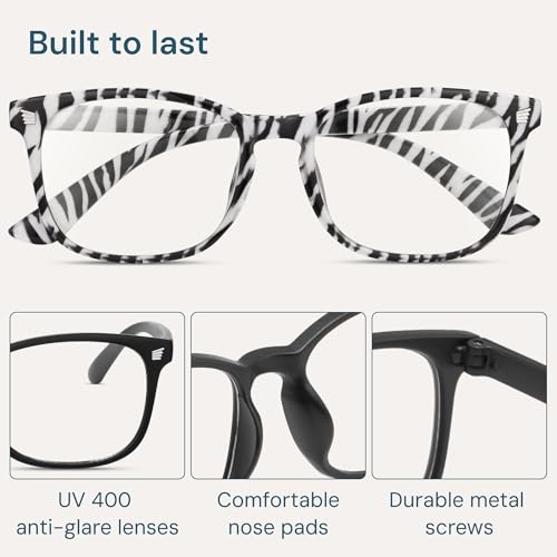 Image of Gaoye Eyewear Frames for Men - Blue Light Blocking Square Glasses, Anti UV Ray Computer Gaming, Blue Blockers for Women